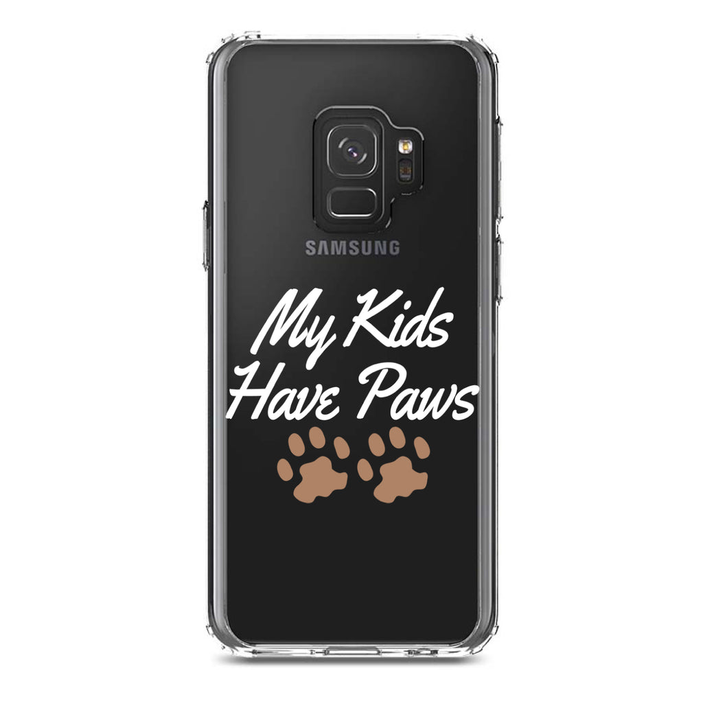 My Kids Have Paws Clear Shockproof iPhone Case, view 19
