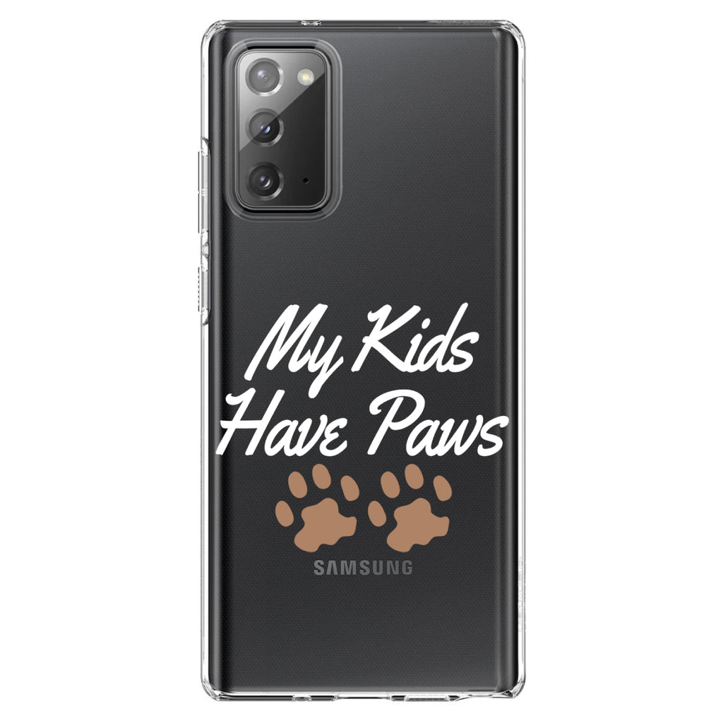 My Kids Have Paws Clear Shockproof iPhone Case, view 7