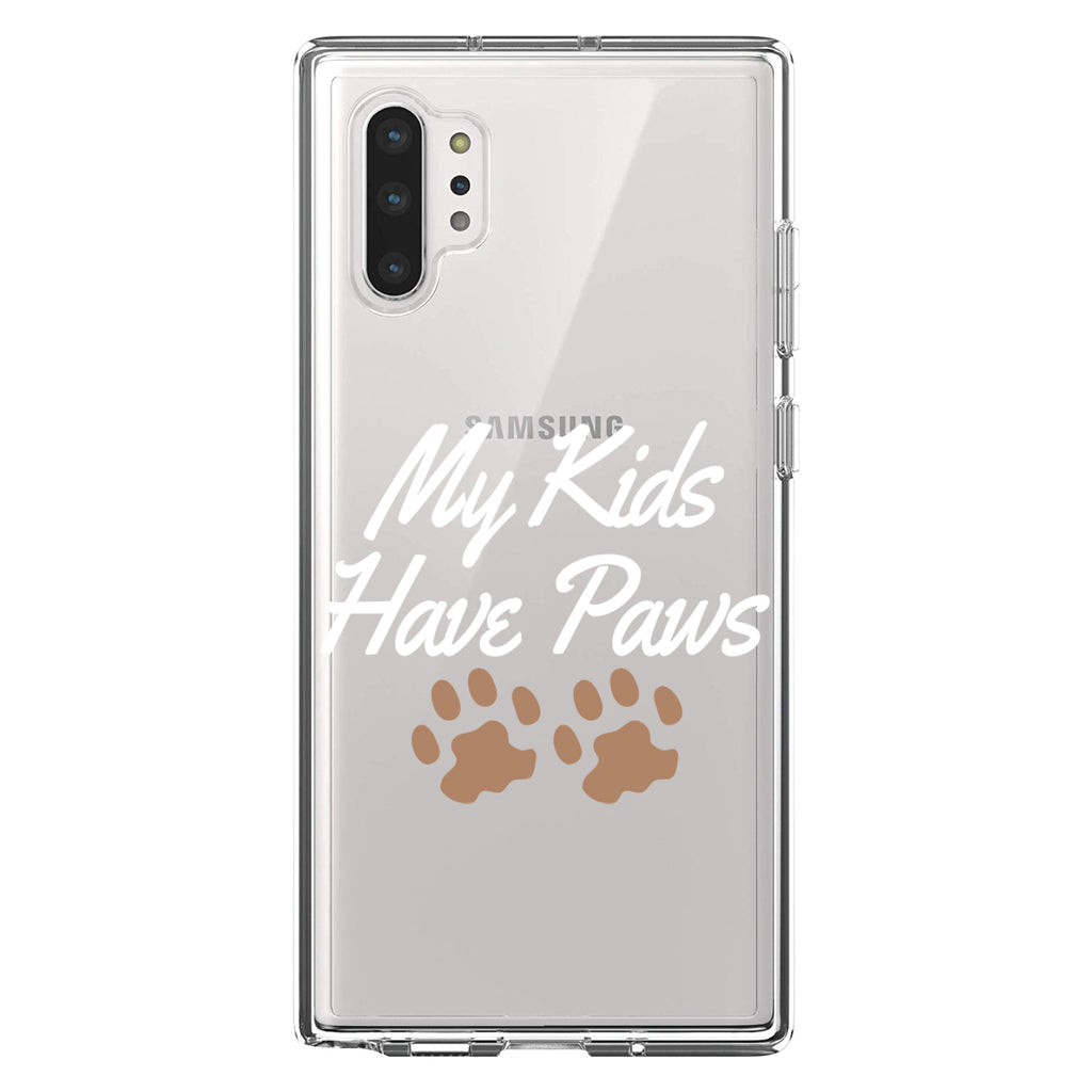 My Kids Have Paws Clear Shockproof iPhone Case, view 10