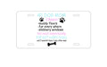 Custom Aluminum Decorative Vanity Front License Plate - #1 Dog Mom - I've Got Happy Dogs