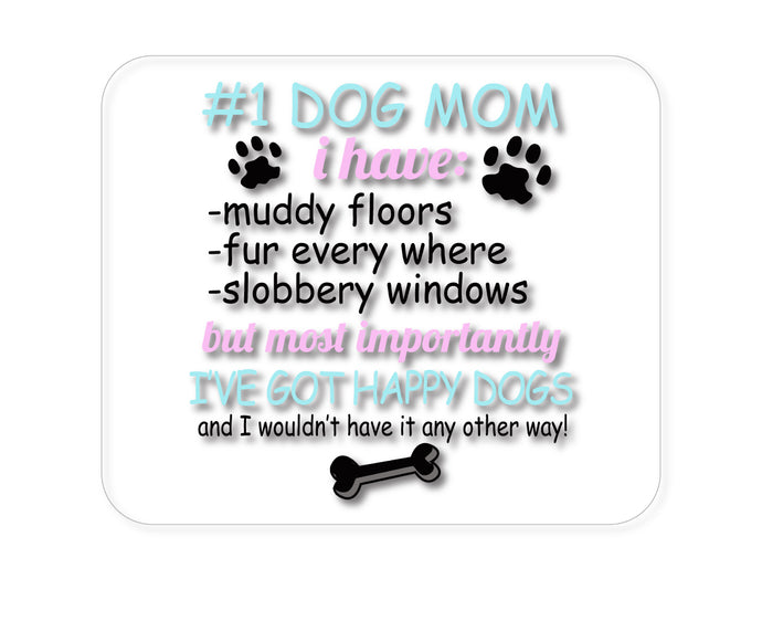 DistinctInk Custom Foam Rubber Mouse Pad - 1/4