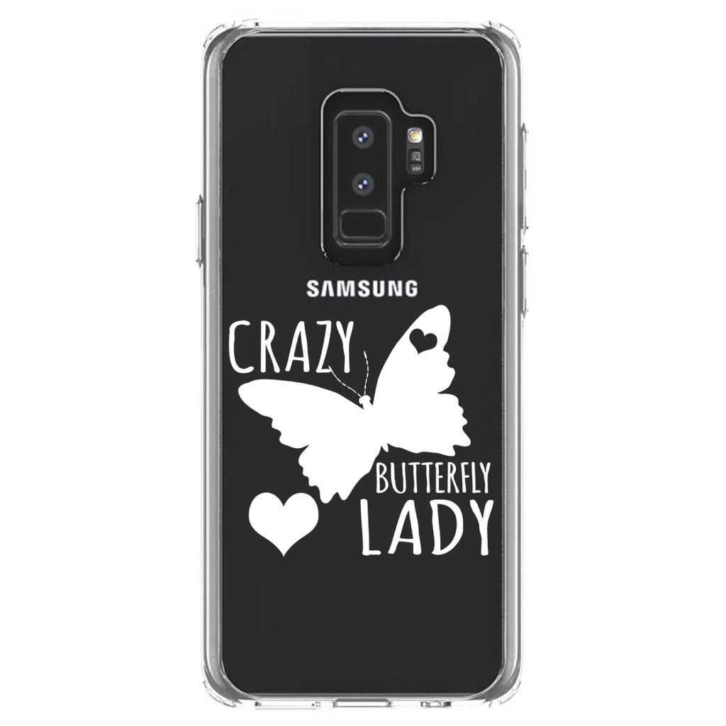 Crazy Butterfly Lady Clear Shockproof iPhone Case, view 20