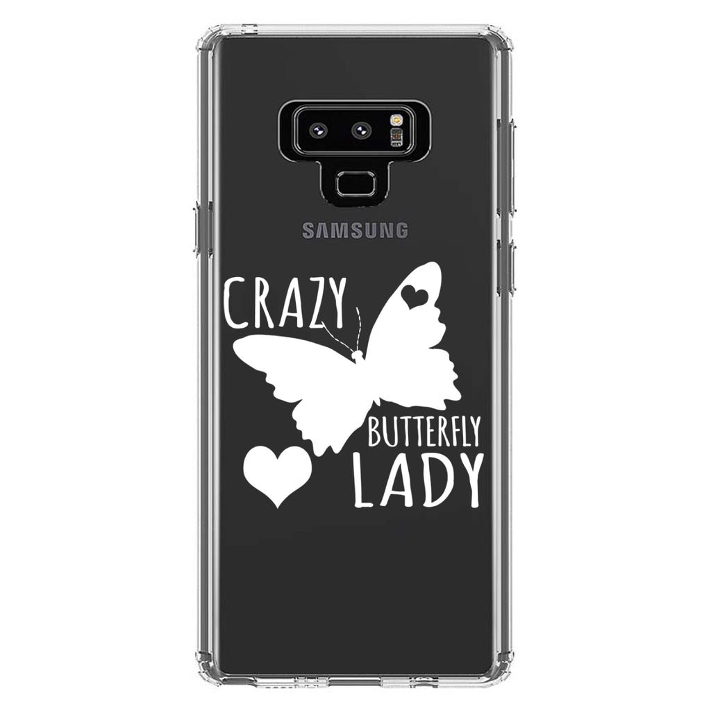 Crazy Butterfly Lady Clear Shockproof iPhone Case, view 11