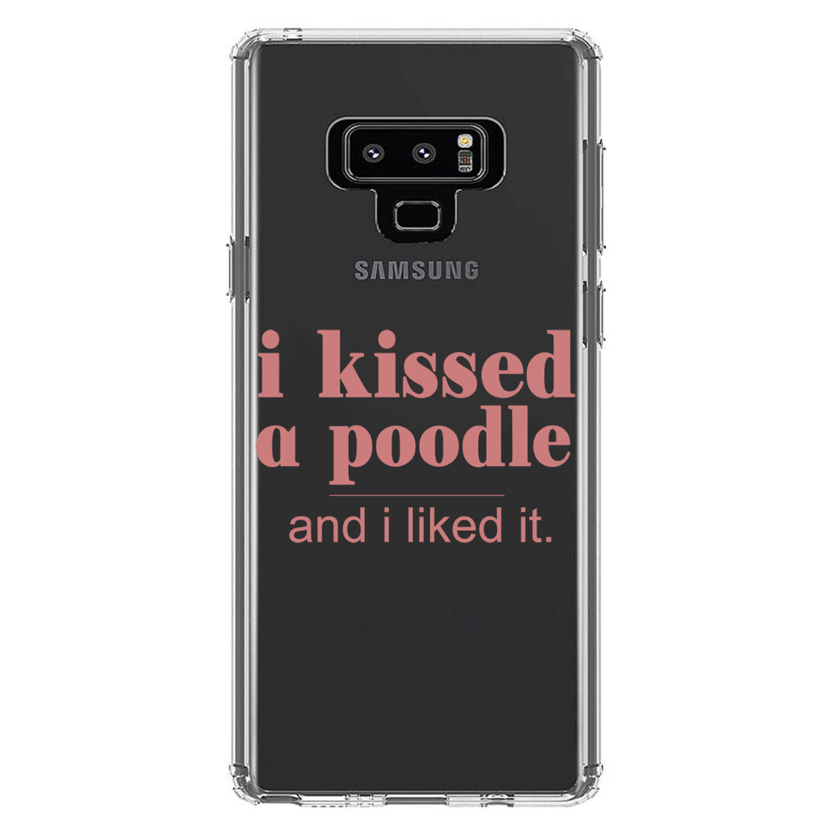 I Kissed a Poodle & I Liked It Clear Shockproof iPhone Case, view 11
