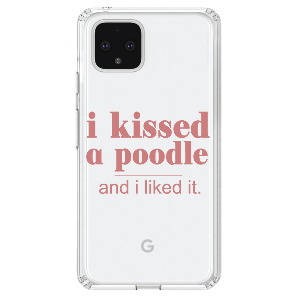 I Kissed a Poodle & I Liked It Clear Shockproof iPhone Case, view 24