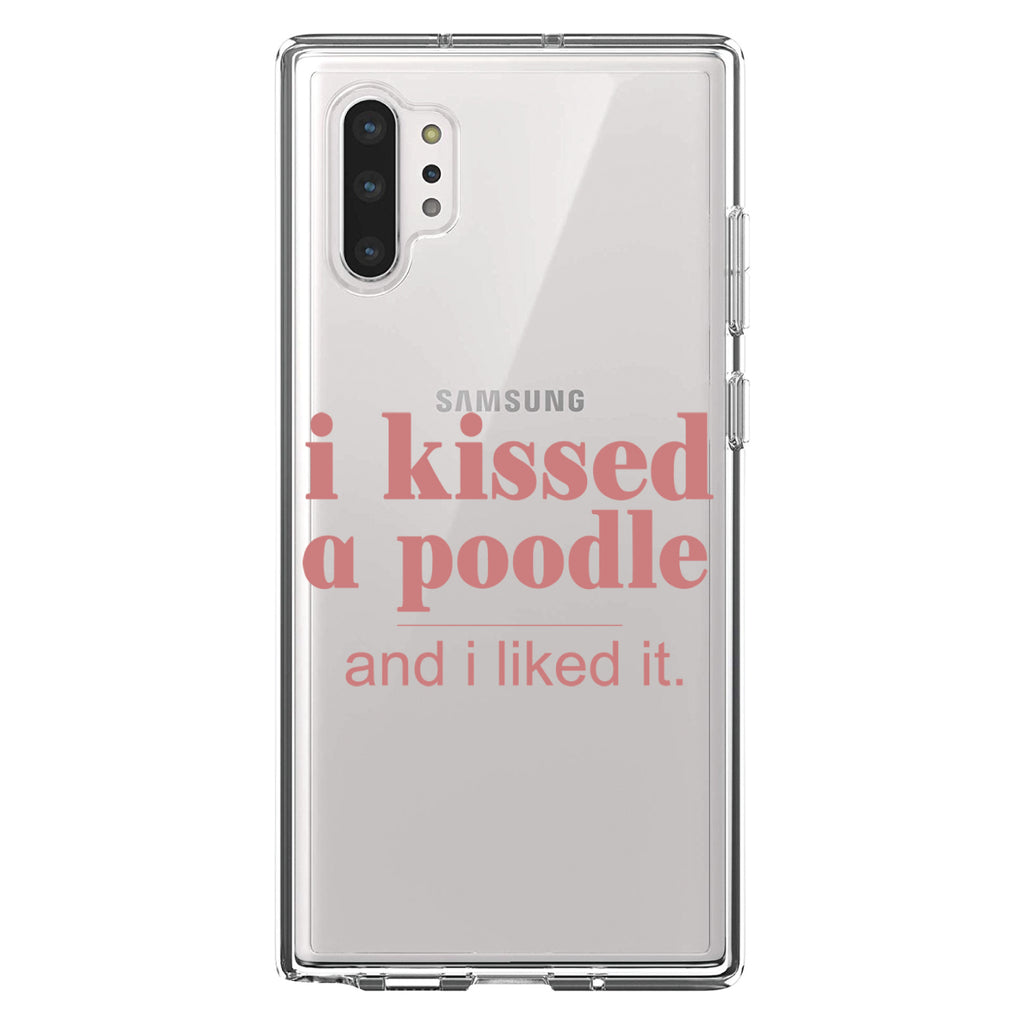 I Kissed a Poodle & I Liked It Clear Shockproof iPhone Case, view 10