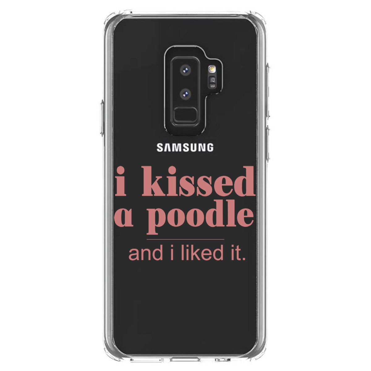 I Kissed a Poodle & I Liked It Clear Shockproof iPhone Case, view 20