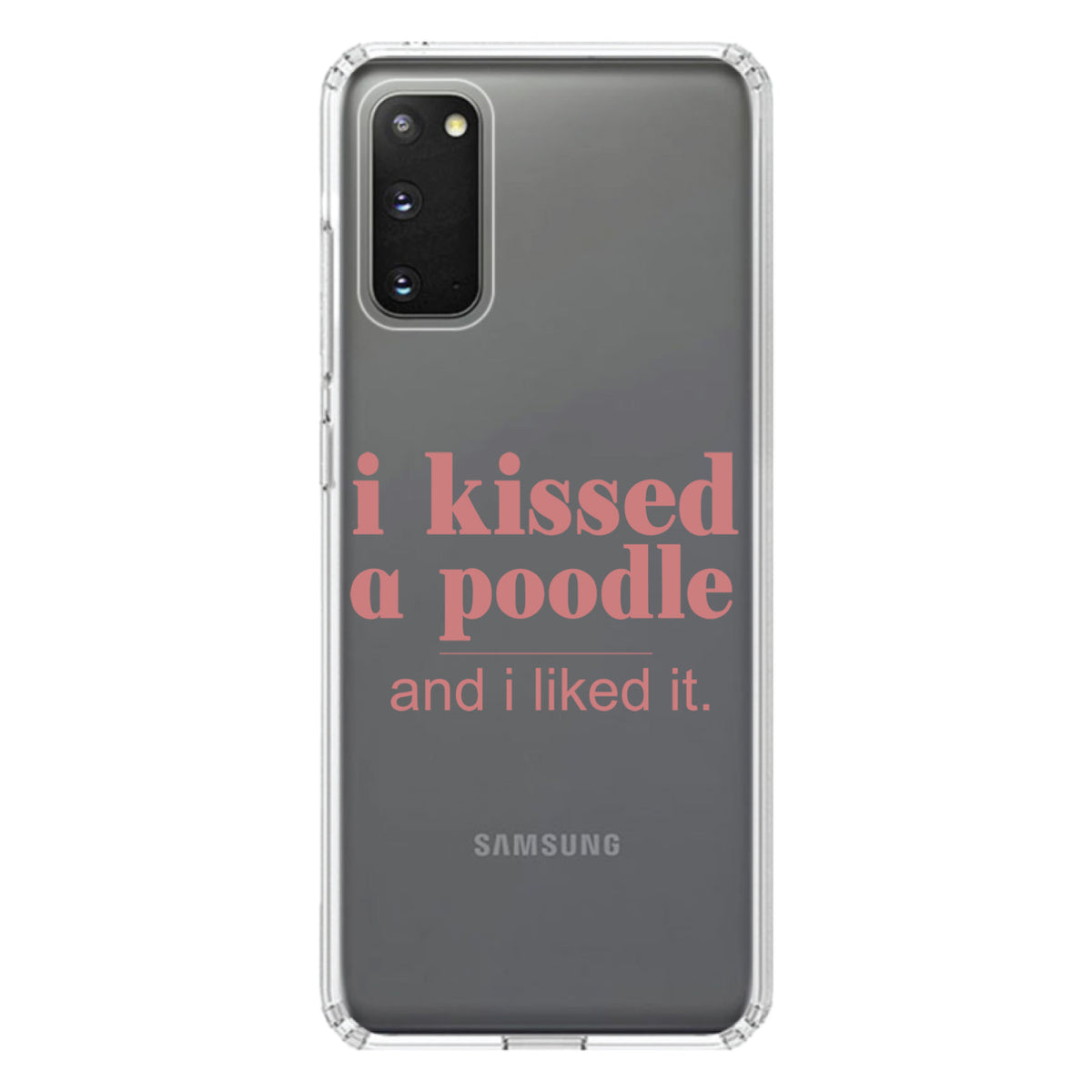 I Kissed a Poodle & I Liked It Clear Shockproof iPhone Case, view 14