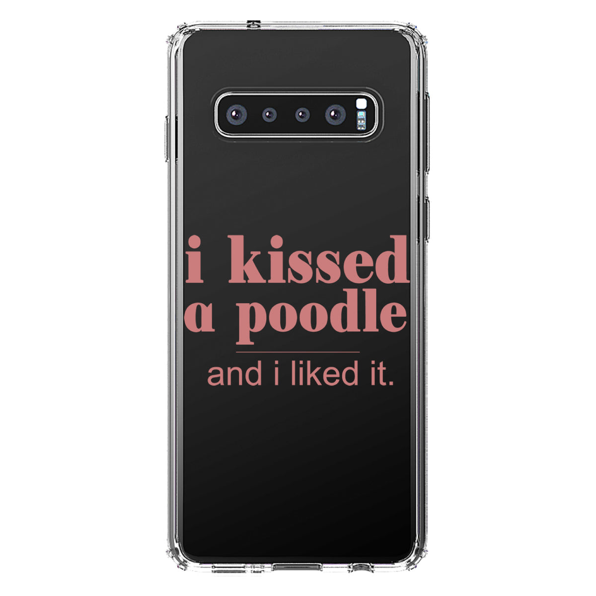 I Kissed a Poodle & I Liked It Clear Shockproof iPhone Case, view 16
