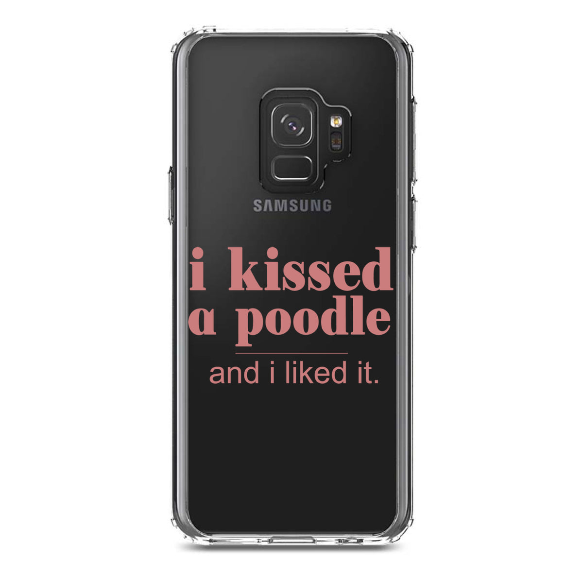 I Kissed a Poodle & I Liked It Clear Shockproof iPhone Case, view 19
