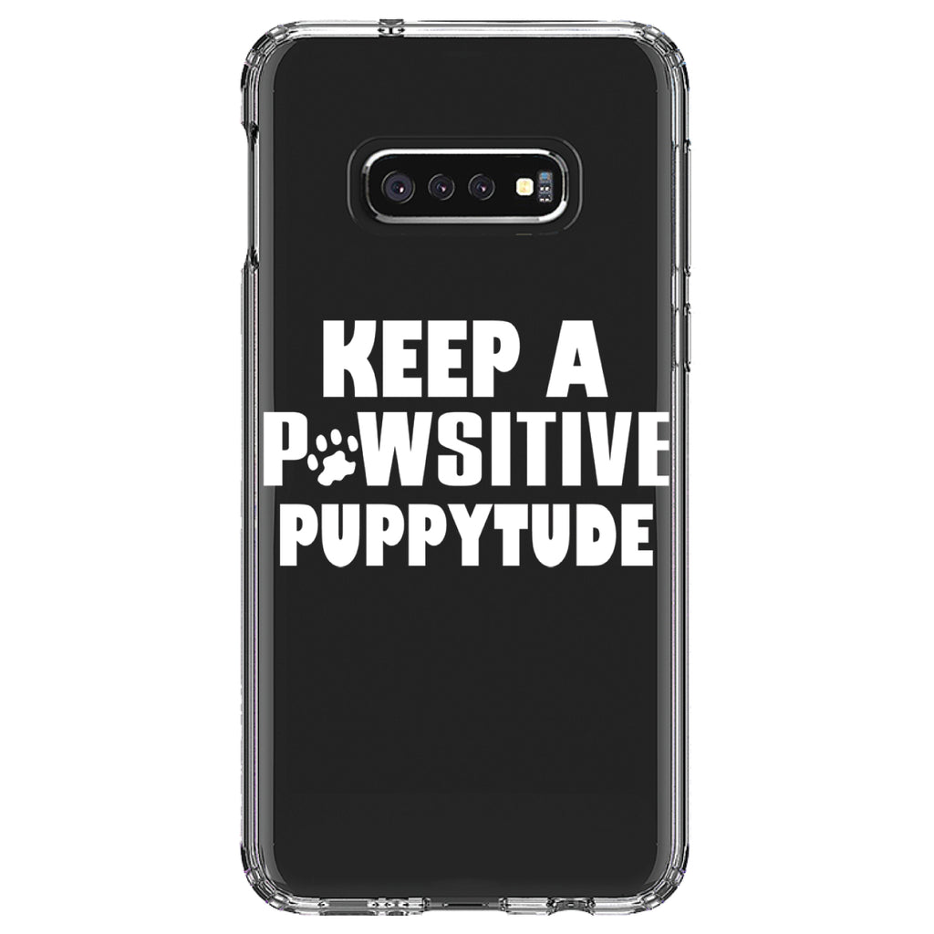 Keep a PAWsitive PUPPYtude Clear Shockproof iPhone Case, view 18