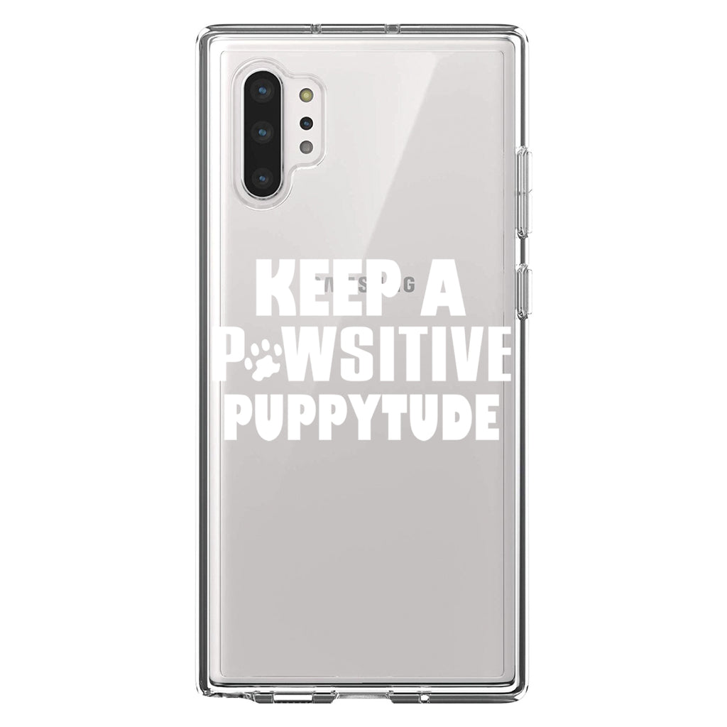 Keep a PAWsitive PUPPYtude Clear Shockproof iPhone Case, view 10