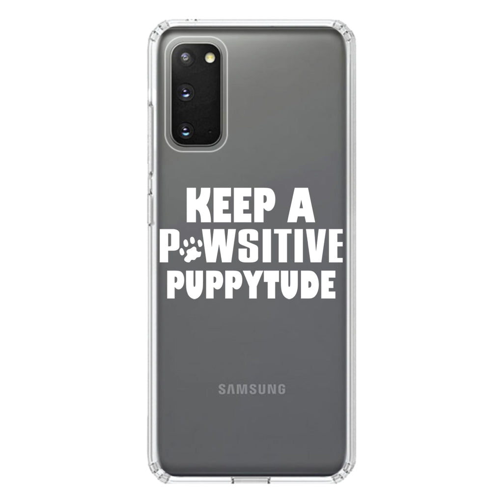 Keep a PAWsitive PUPPYtude Clear Shockproof iPhone Case, view 15