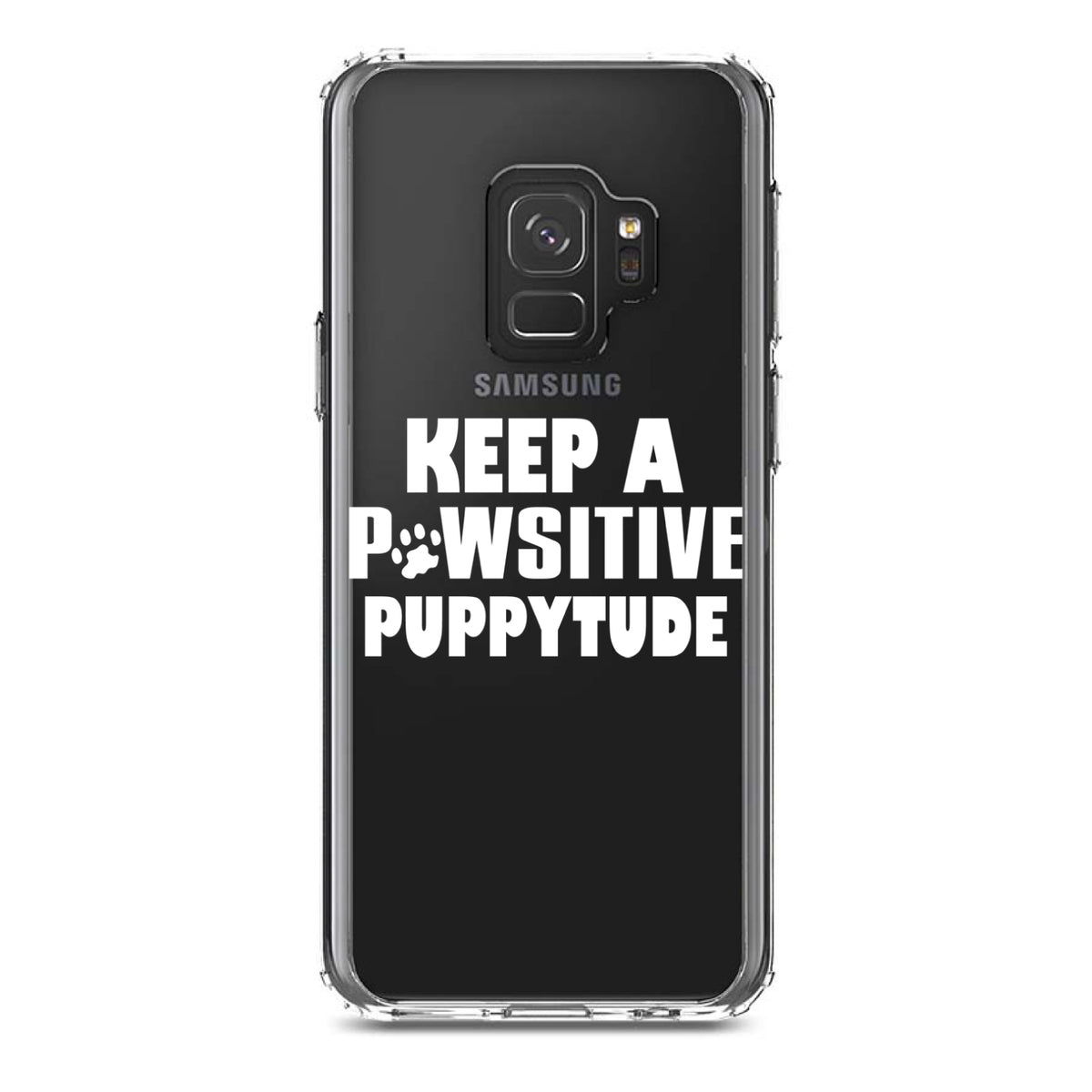 Keep a PAWsitive PUPPYtude Clear Shockproof iPhone Case, view 19
