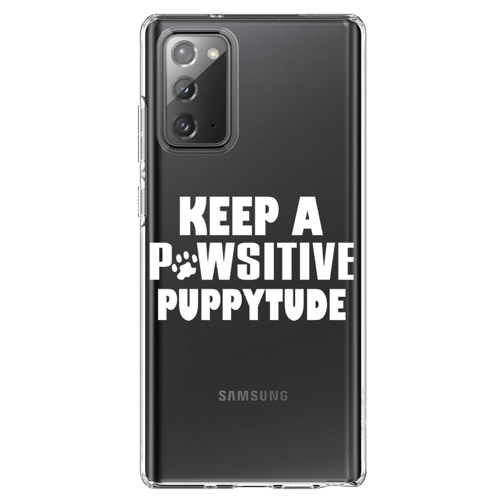 Keep a PAWsitive PUPPYtude Clear Shockproof iPhone Case, view 8