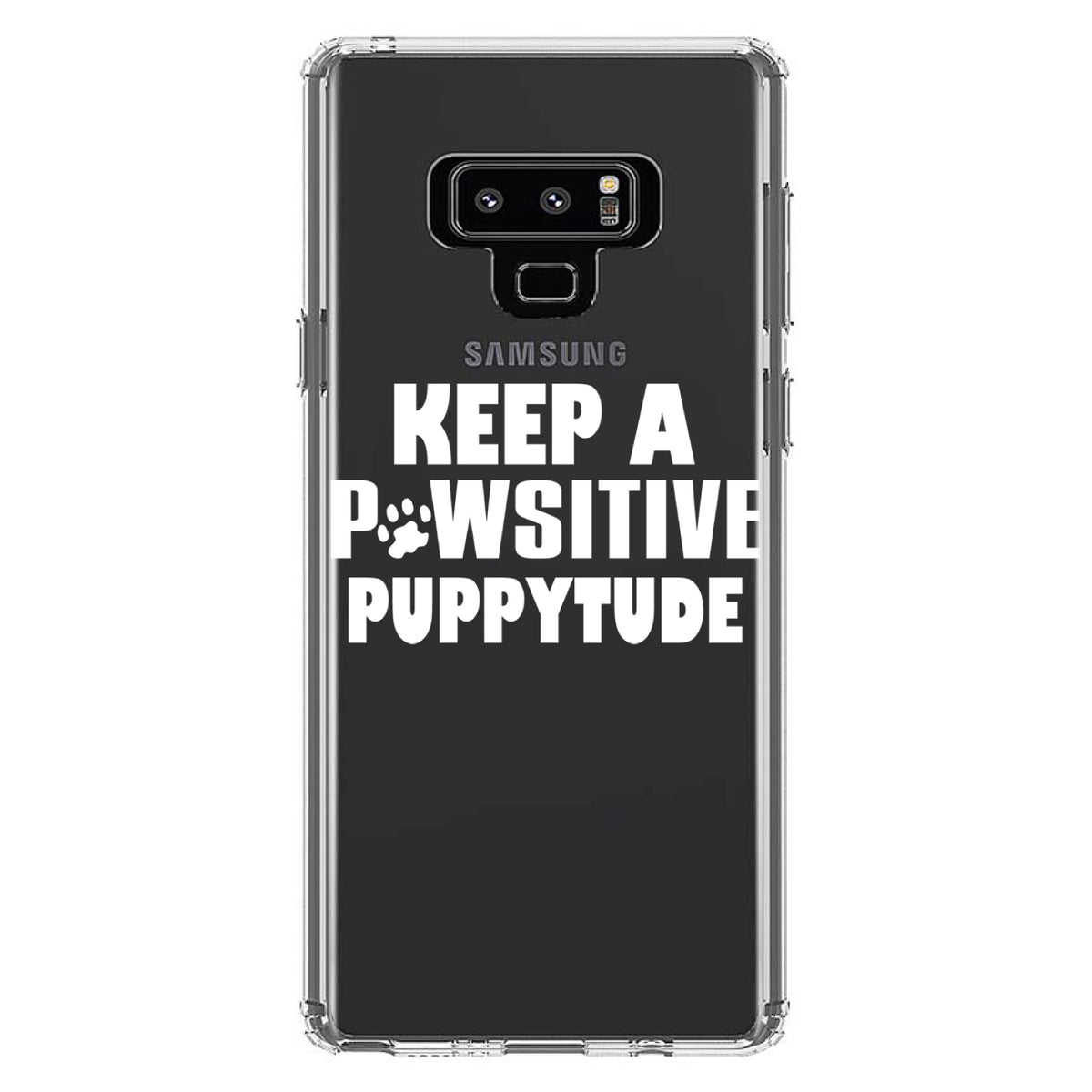 Keep a PAWsitive PUPPYtude Clear Shockproof iPhone Case, view 11