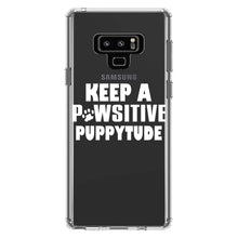 DistinctInk® Clear Shockproof Hybrid Case for Apple iPhone / Samsung Galaxy / Google Pixel - Keep a PAWsitive PUPPYtude