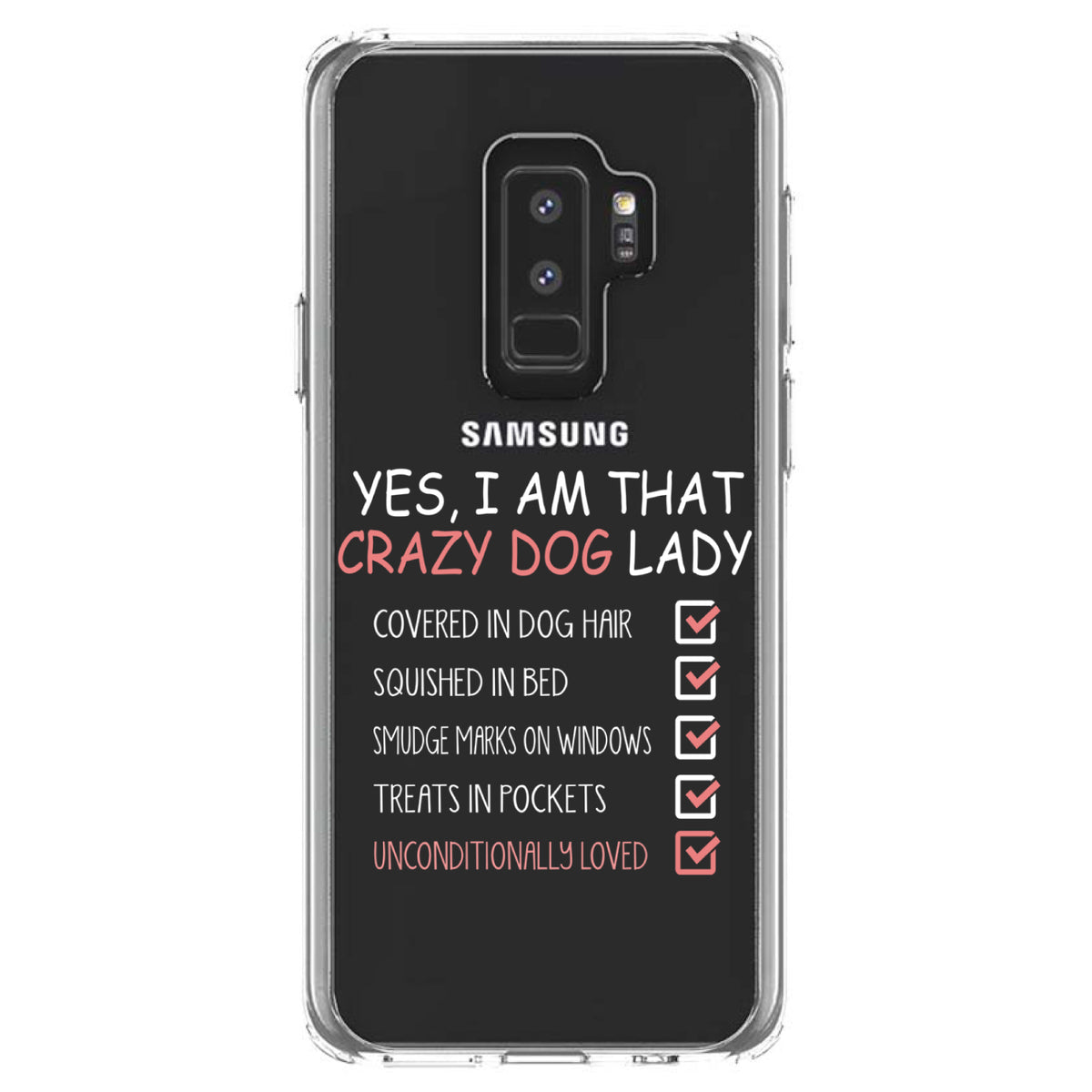 Yes, I Am That Crazy Dog Lady Clear Shockproof iPhone Case, view 20