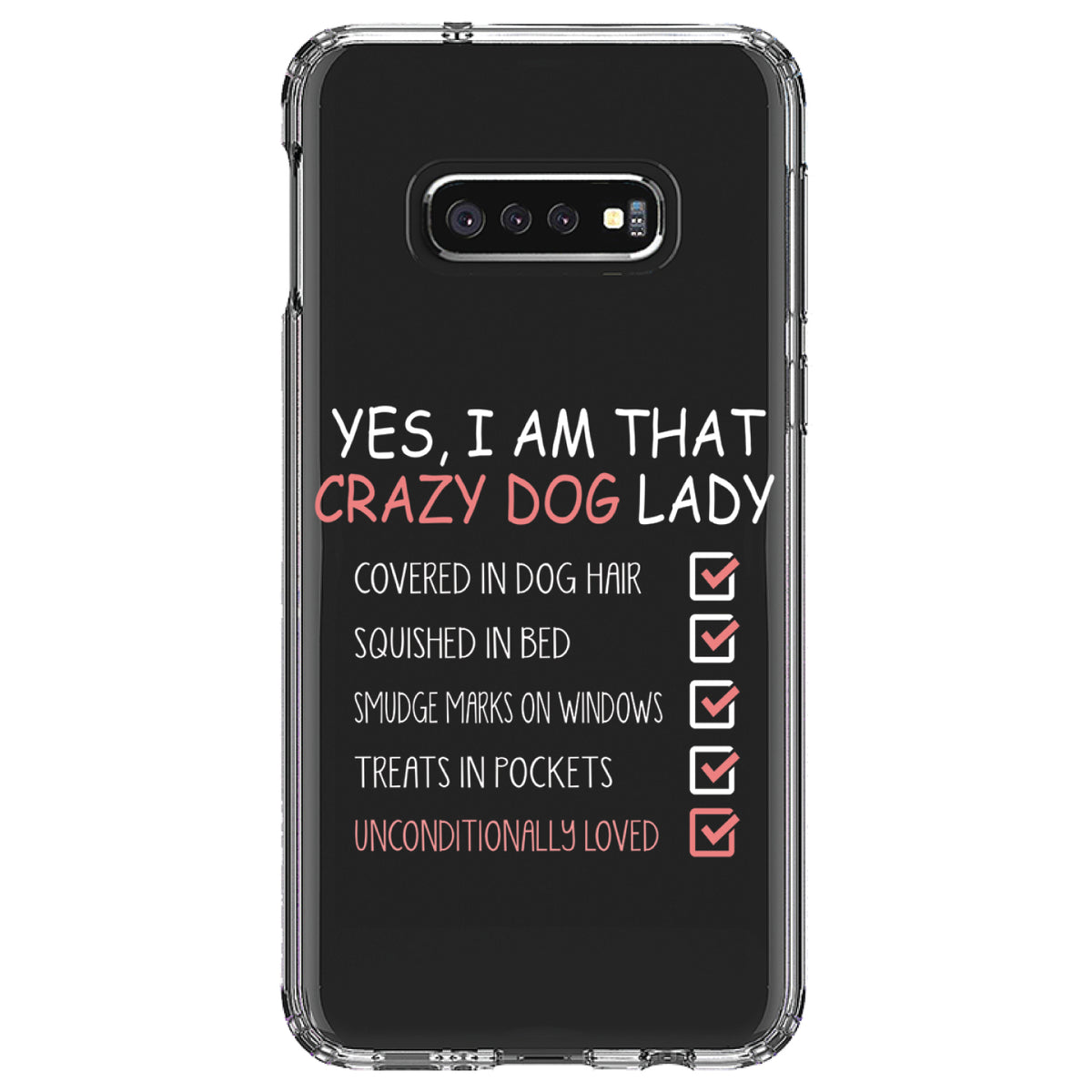 Yes, I Am That Crazy Dog Lady Clear Shockproof iPhone Case, view 18