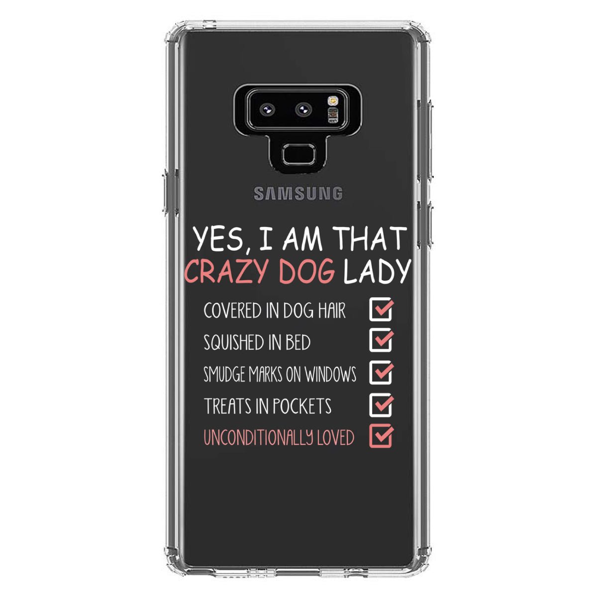 Yes, I Am That Crazy Dog Lady Clear Shockproof iPhone Case, view 11