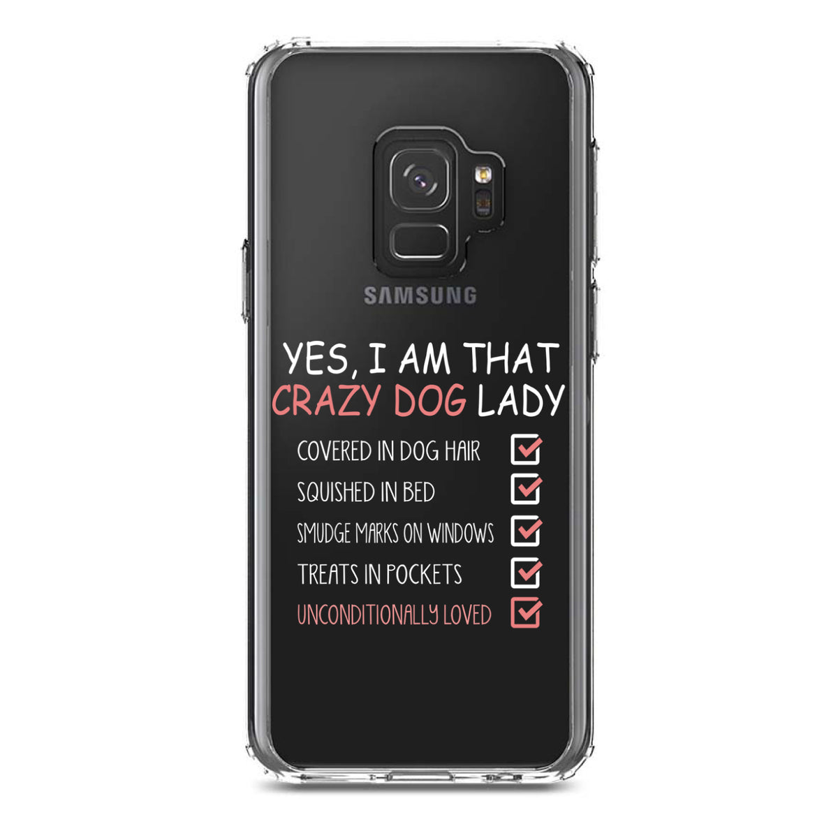 Yes, I Am That Crazy Dog Lady Clear Shockproof iPhone Case, view 19