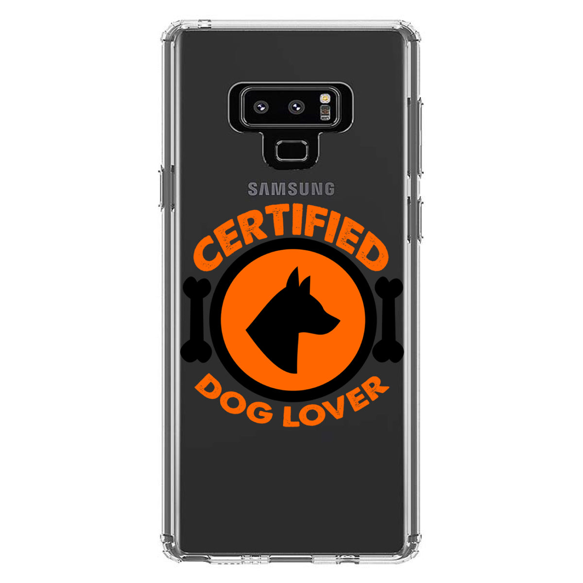 Certified Dog Lover Clear Shockproof iPhone Case, view 11