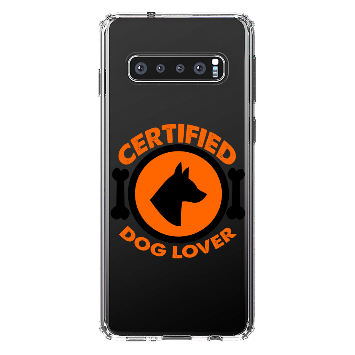 Certified Dog Lover Clear Shockproof iPhone Case, view 16