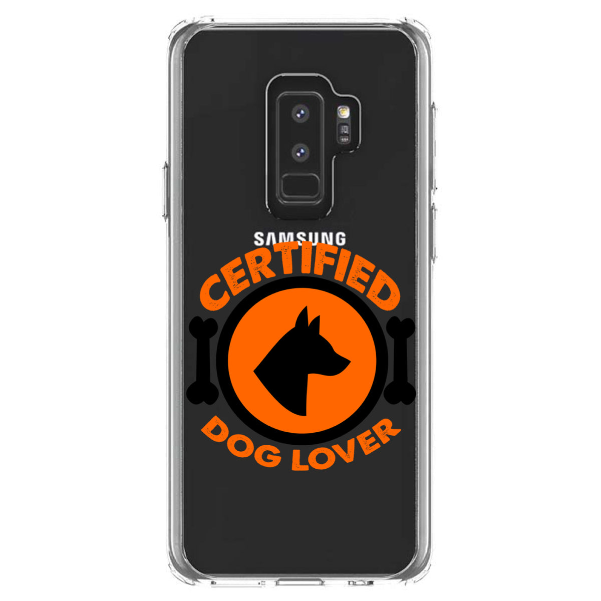 Certified Dog Lover Clear Shockproof iPhone Case, view 20