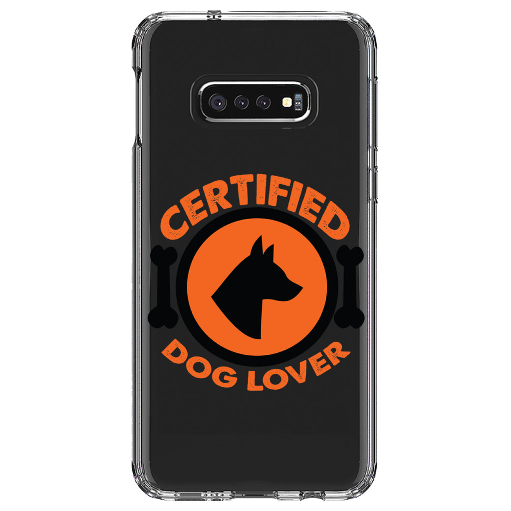 Certified Dog Lover Clear Shockproof iPhone Case, view 18