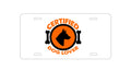 Custom Aluminum Decorative Vanity Front License Plate - Certified Dog Lover