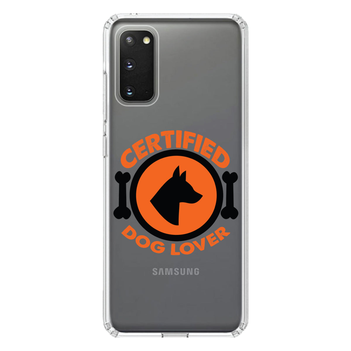 Certified Dog Lover Clear Shockproof iPhone Case, view 13