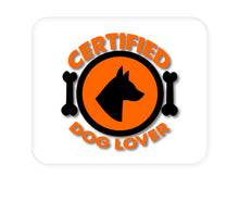 DistinctInk Custom Foam Rubber Mouse Pad - 1/4" Thick - Certified Dog Lover