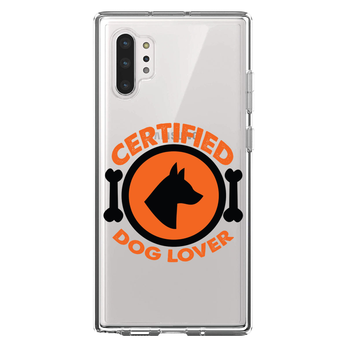 Certified Dog Lover Clear Shockproof iPhone Case, view 10