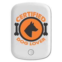 DistinctInk Magnetic Battery Pack, Wireless Portable Charger with USB-C Cable, Compatible with MagSafe iPhone 14 / 13 / 12 Series - Certified Dog Lover