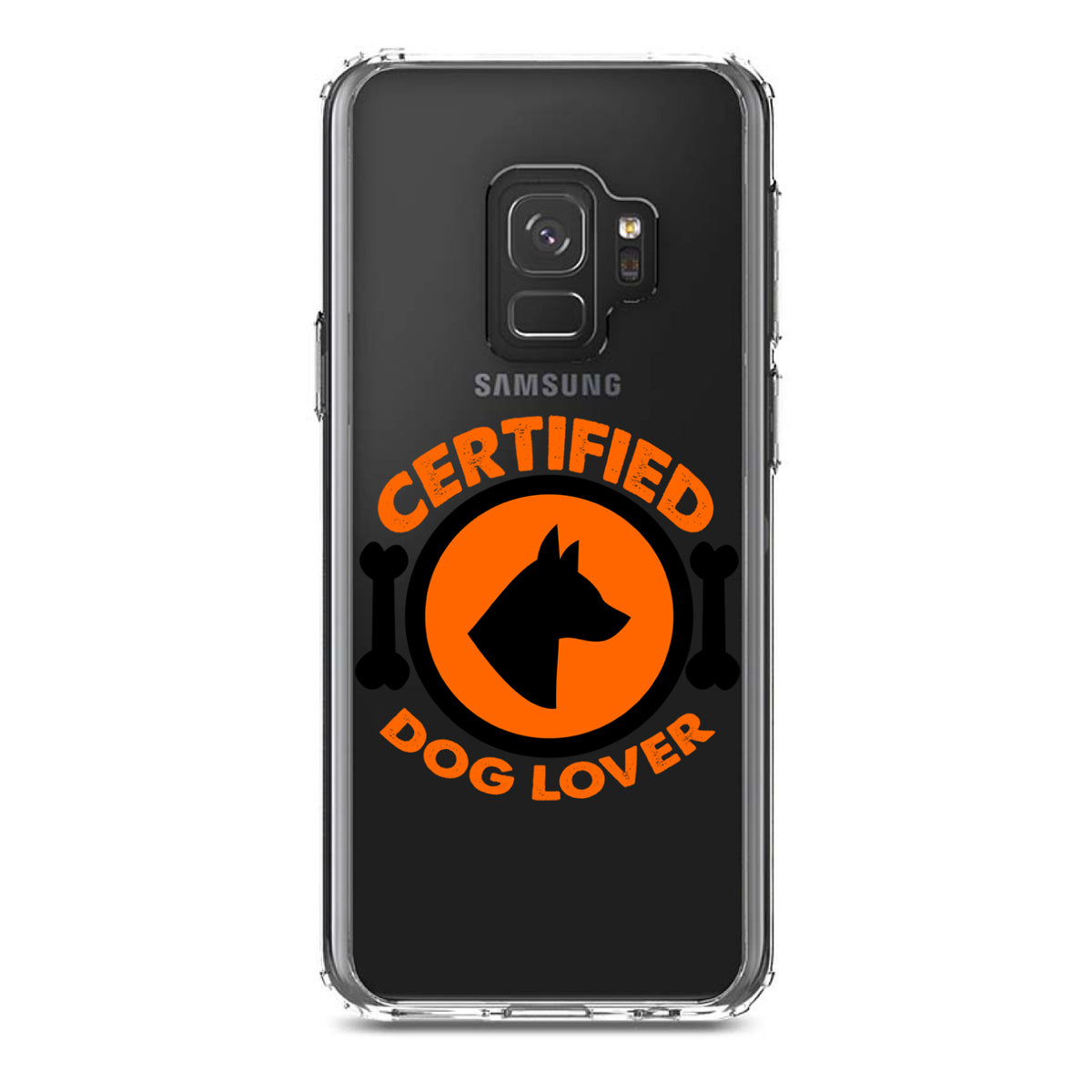 Certified Dog Lover Clear Shockproof iPhone Case, view 19