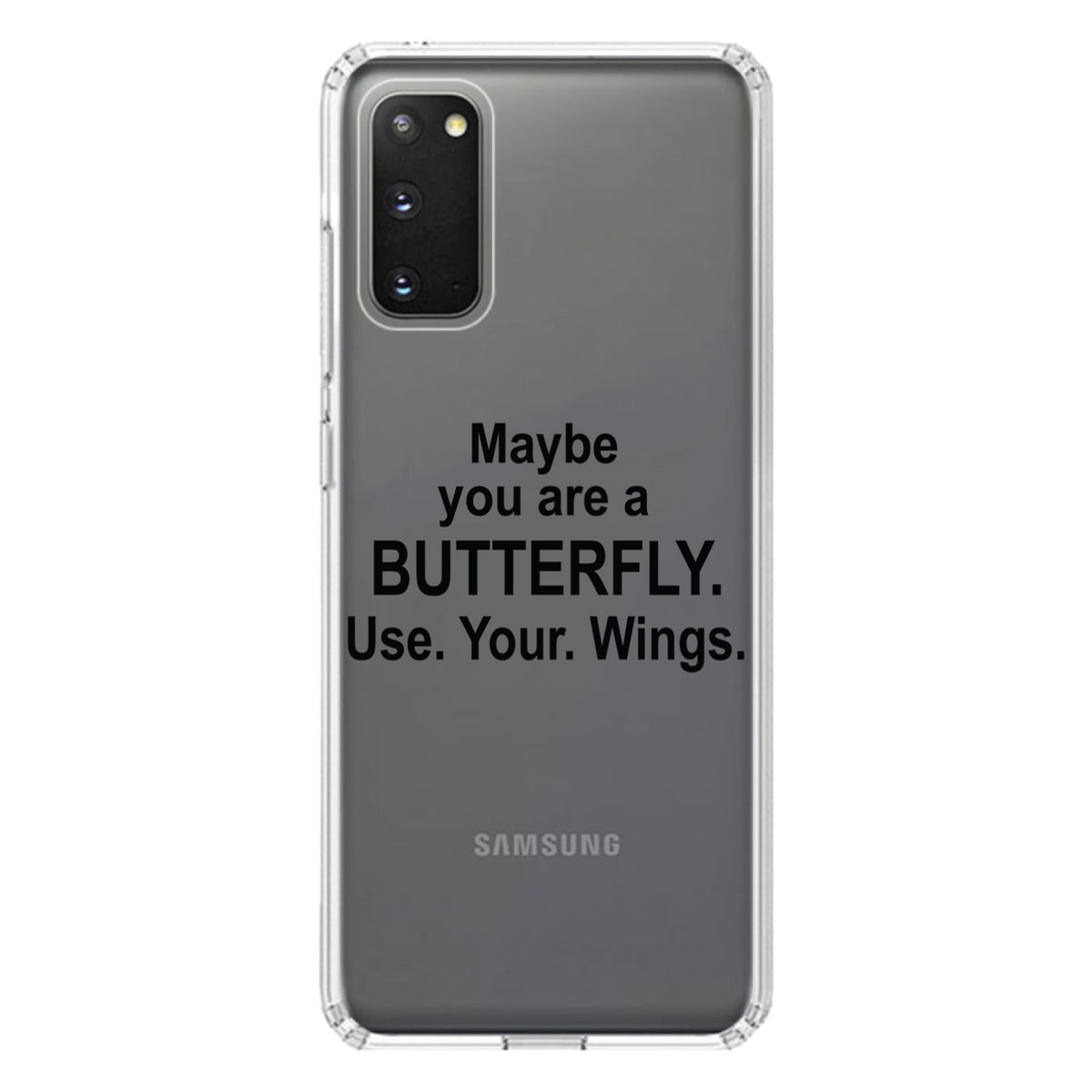 Maybe You Are a Butterfly Clear Shockproof iPhone Case, view 14