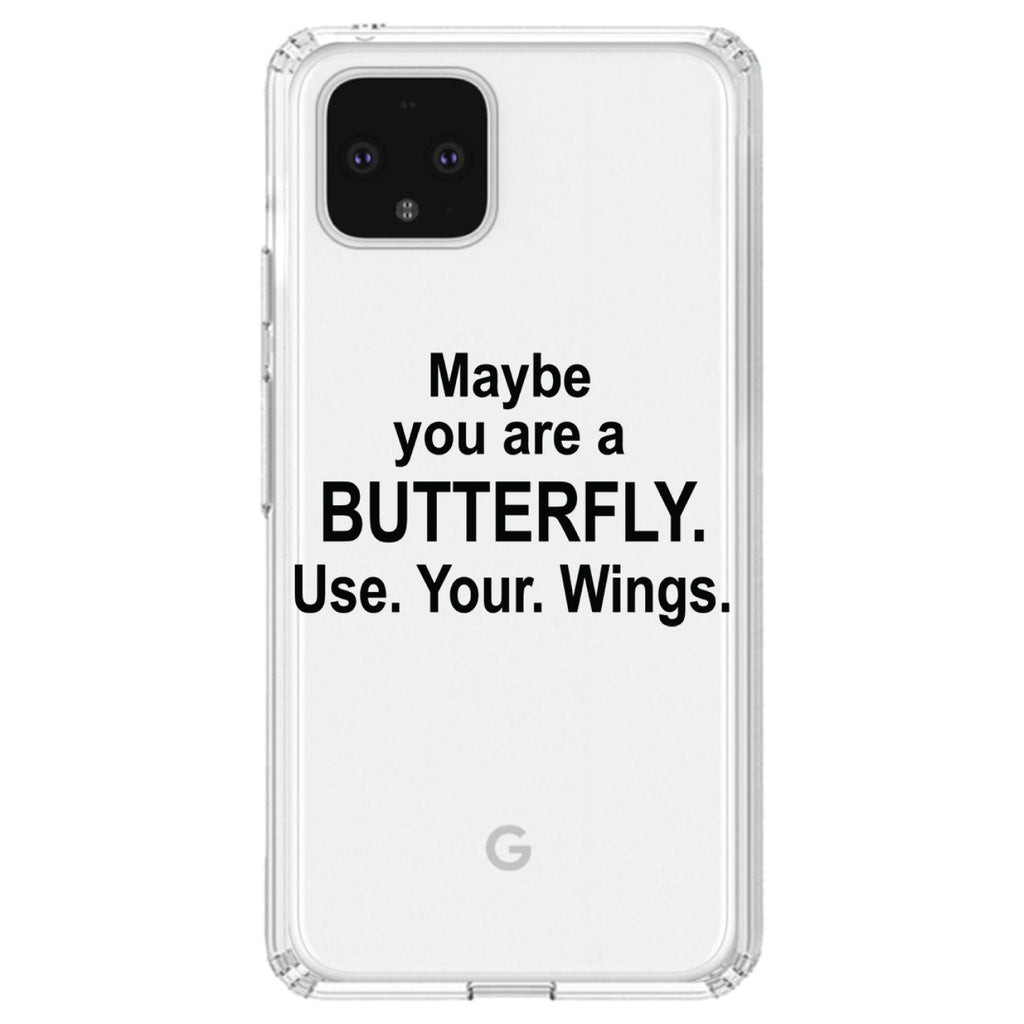 Maybe You Are a Butterfly Clear Shockproof iPhone Case, view 23