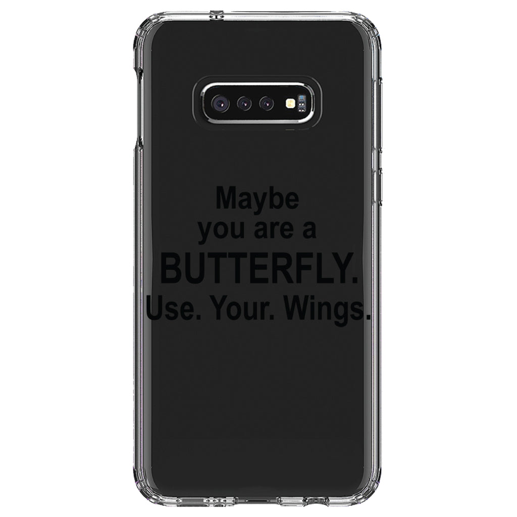 Maybe You Are a Butterfly Clear Shockproof iPhone Case, view 18