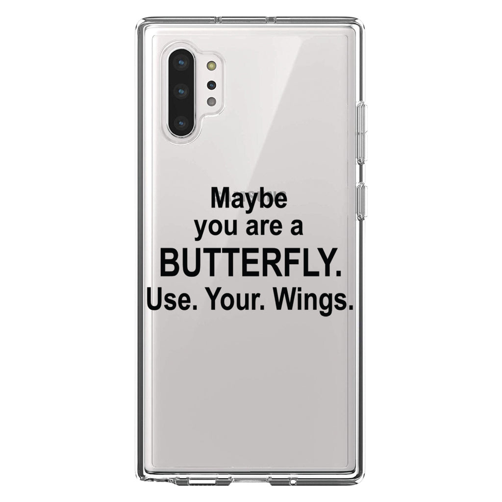 Maybe You Are a Butterfly Clear Shockproof iPhone Case, view 10