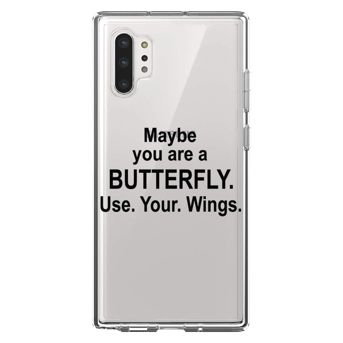 Maybe You Are a Butterfly Clear Shockproof iPhone Case, view 10