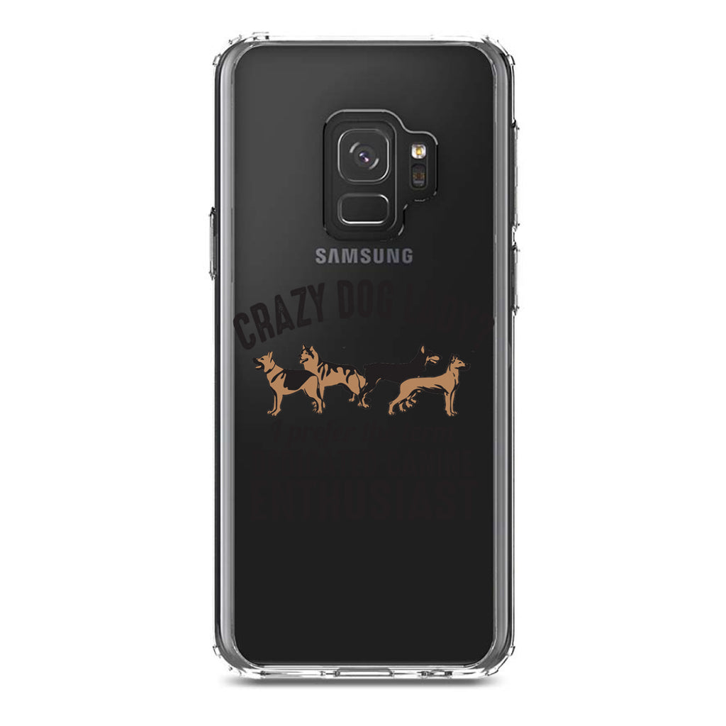 Crazy Dog Lady? Canine Enthusiast Clear Shockproof iPhone Case, view 19