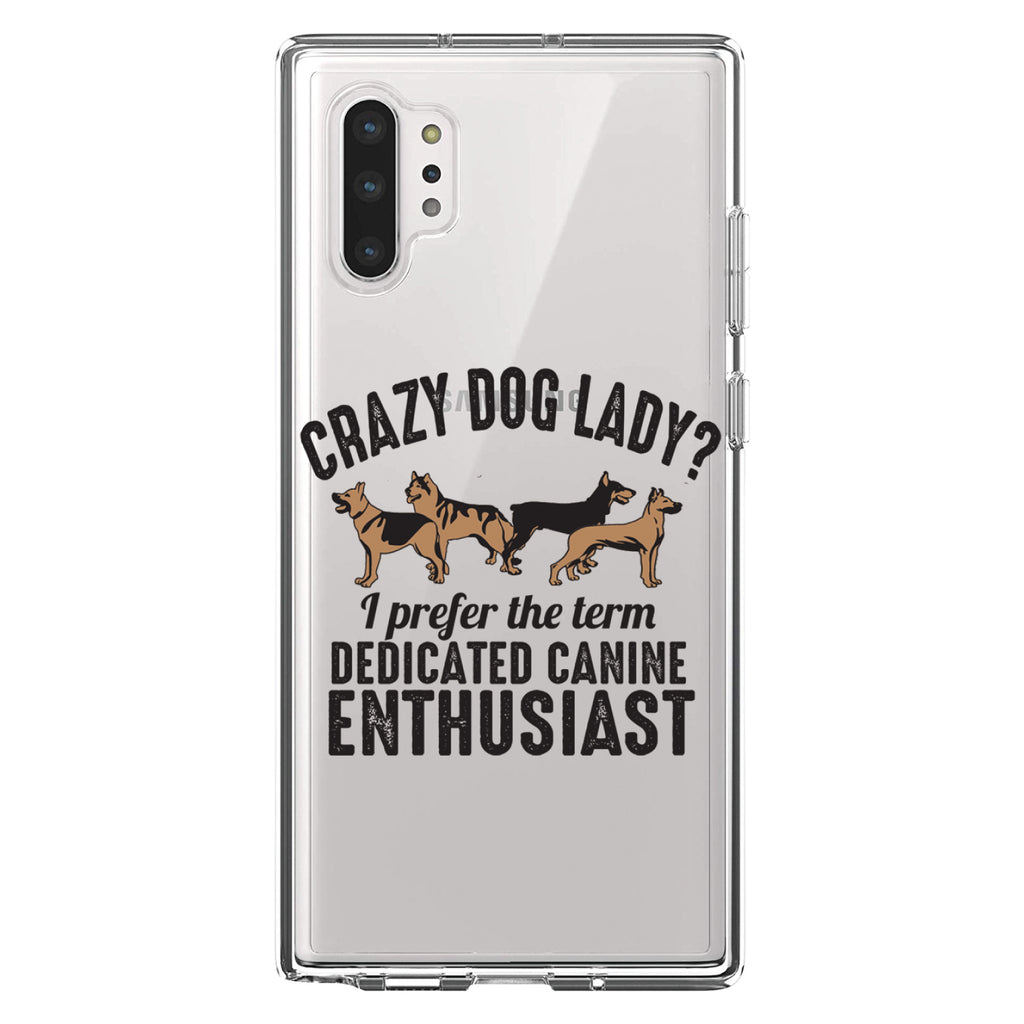 Crazy Dog Lady? Canine Enthusiast Clear Shockproof iPhone Case, view 10