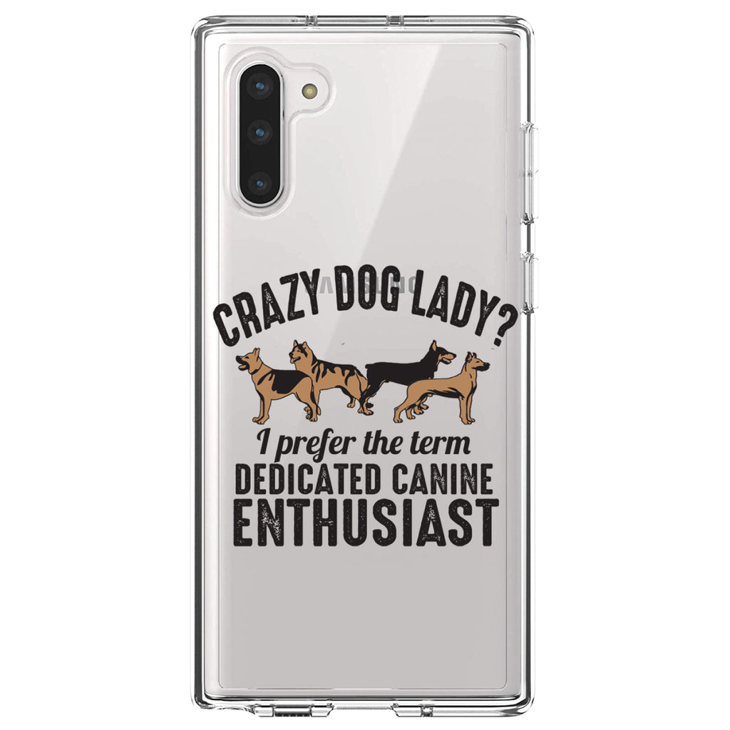 Crazy Dog Lady? Canine Enthusiast Clear Shockproof iPhone Case, view 9