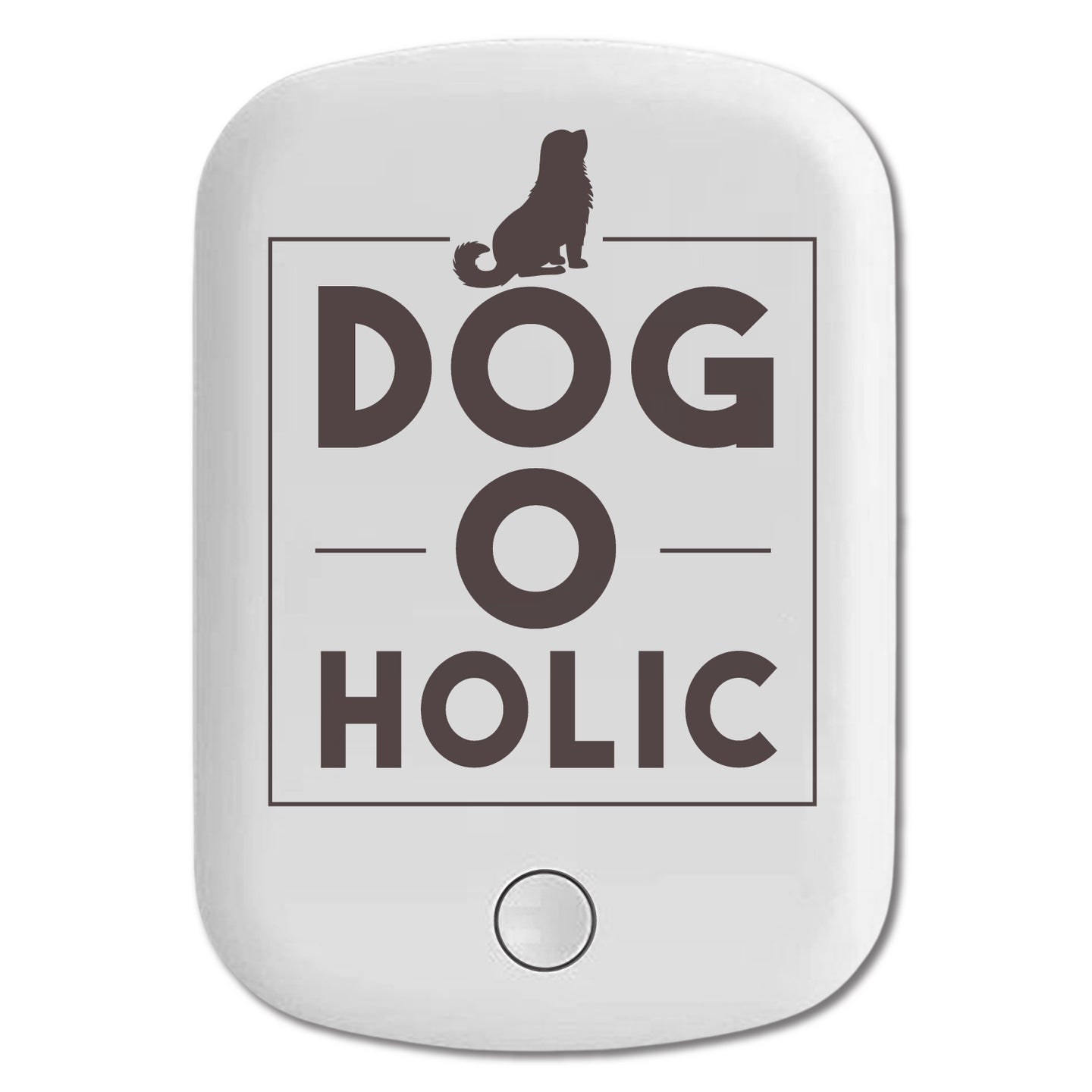 DistinctInk Magnetic Battery Pack, Wireless Portable Charger with USB-C Cable, Compatible with MagSafe iPhone 14 / 13 / 12 Series - Dog O Holic - Dogoholic