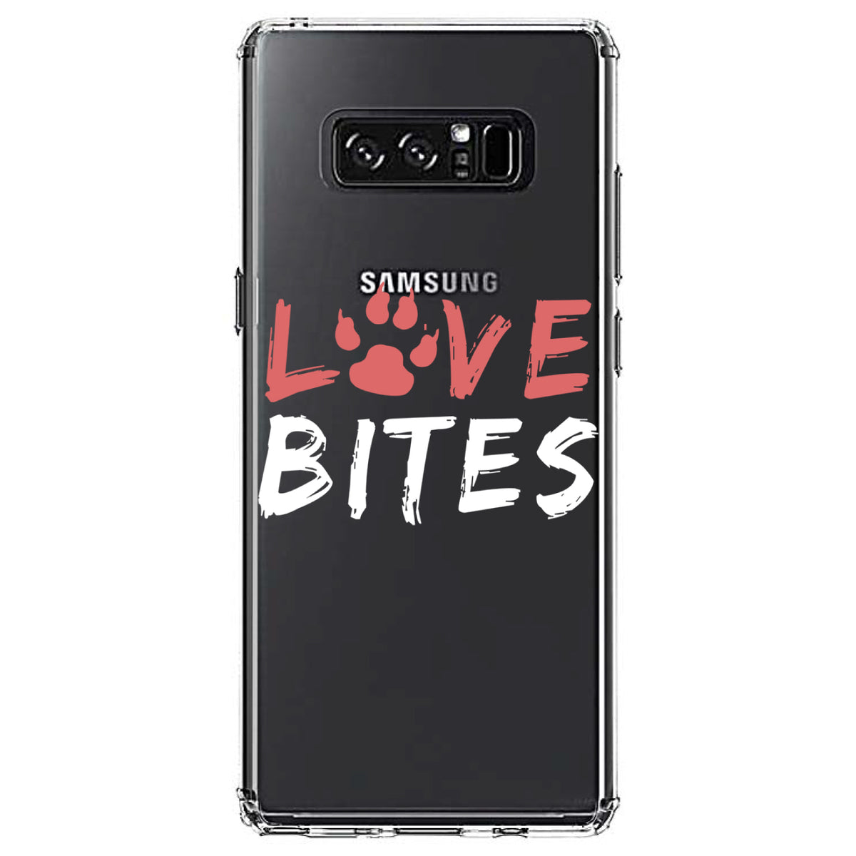Love Bits, Dog Paw Clear Shockproof iPhone Case, view 12
