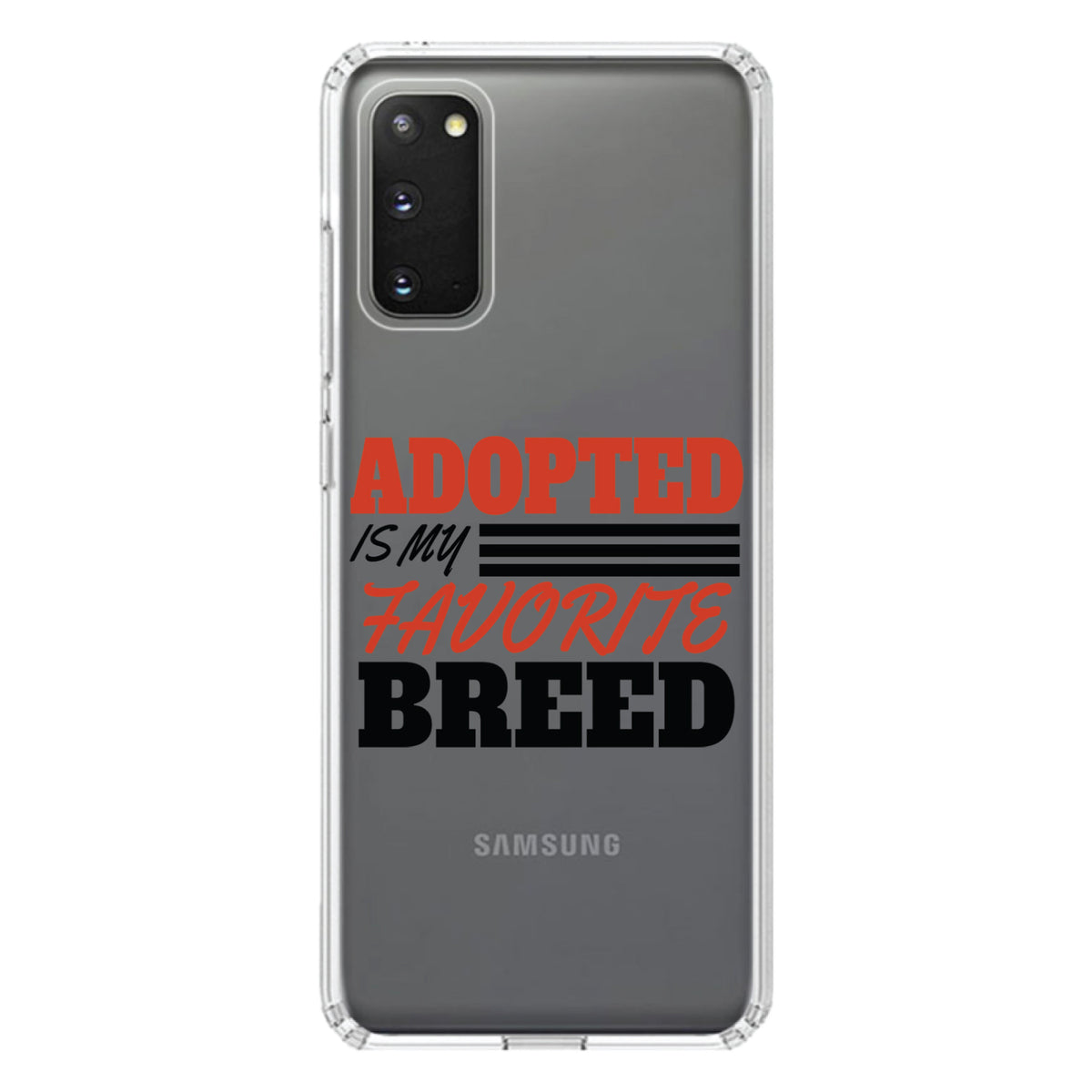 Adopted is My Favorite Breed Clear Shockproof iPhone Case, view 14