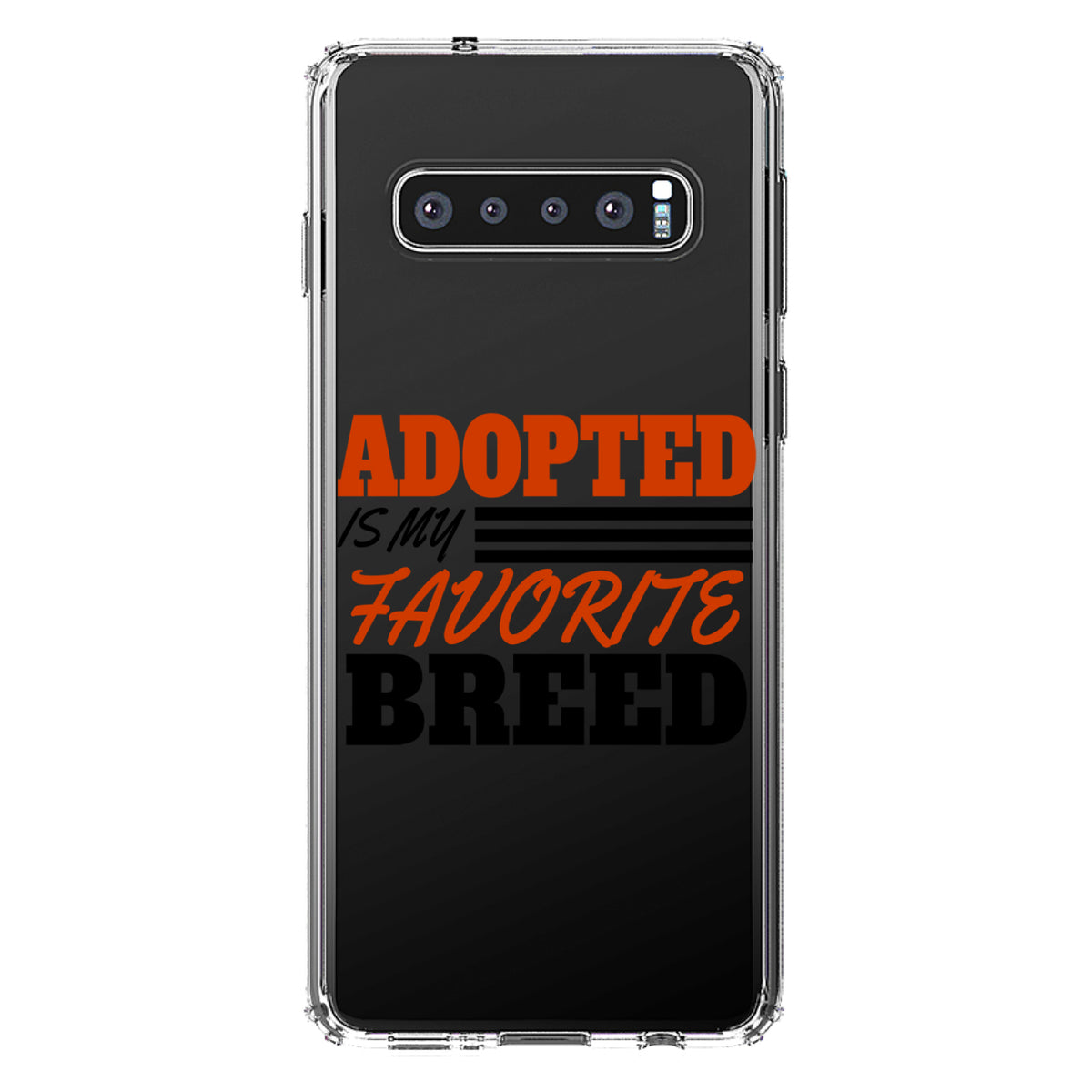 Adopted is My Favorite Breed Clear Shockproof iPhone Case, view 17