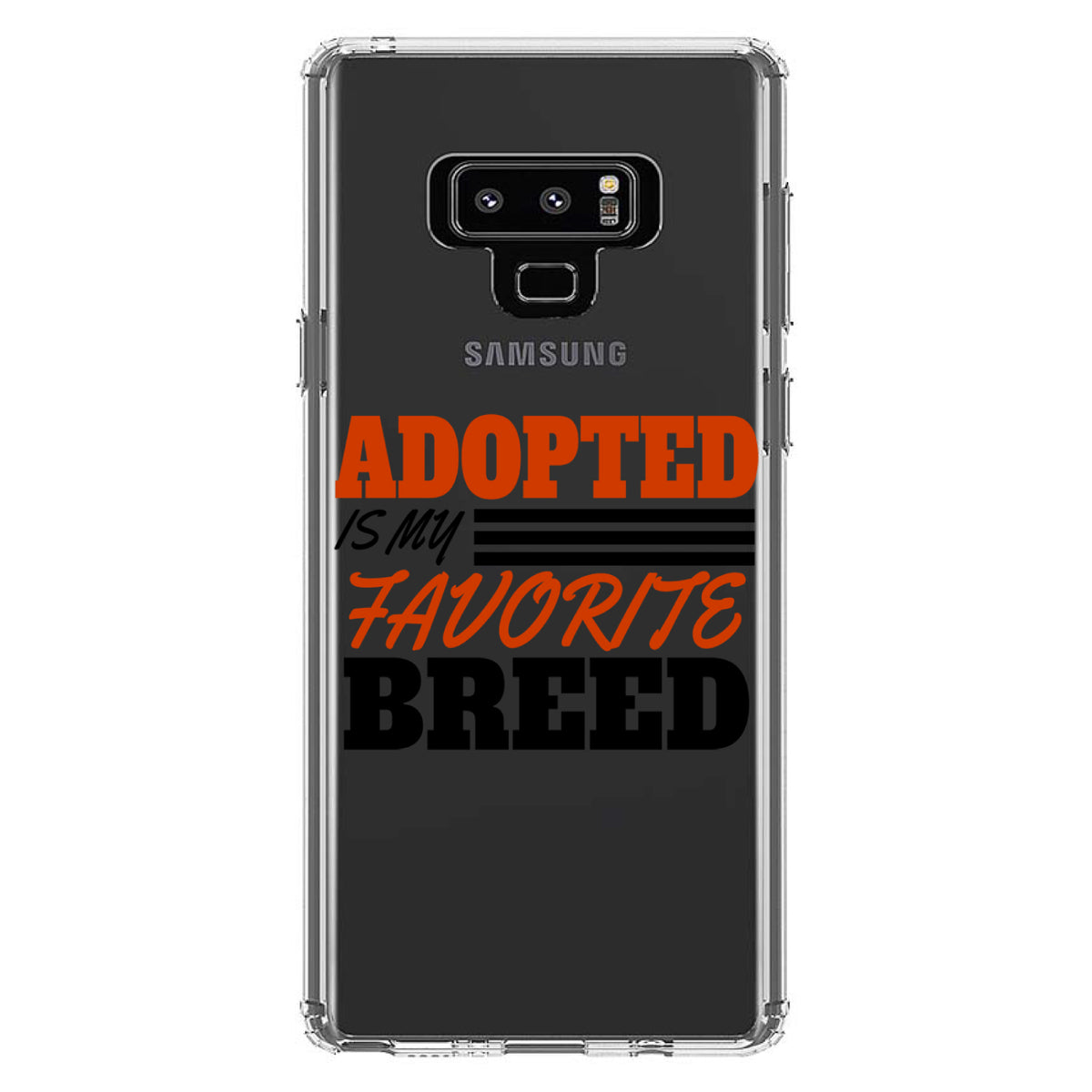 Adopted is My Favorite Breed Clear Shockproof iPhone Case, view 11