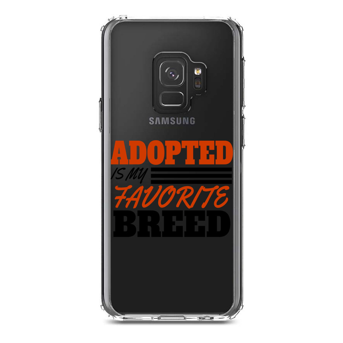 Adopted is My Favorite Breed Clear Shockproof iPhone Case, view 19