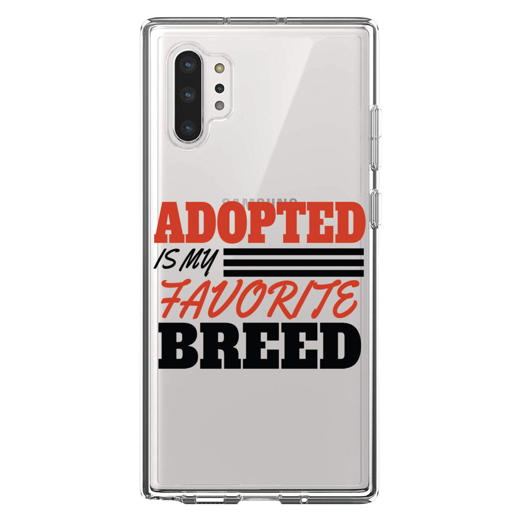 Adopted is My Favorite Breed Clear Shockproof iPhone Case, view 10